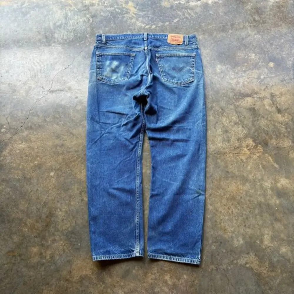 Worn In Vintage Levis 505 Blue‎ jeans